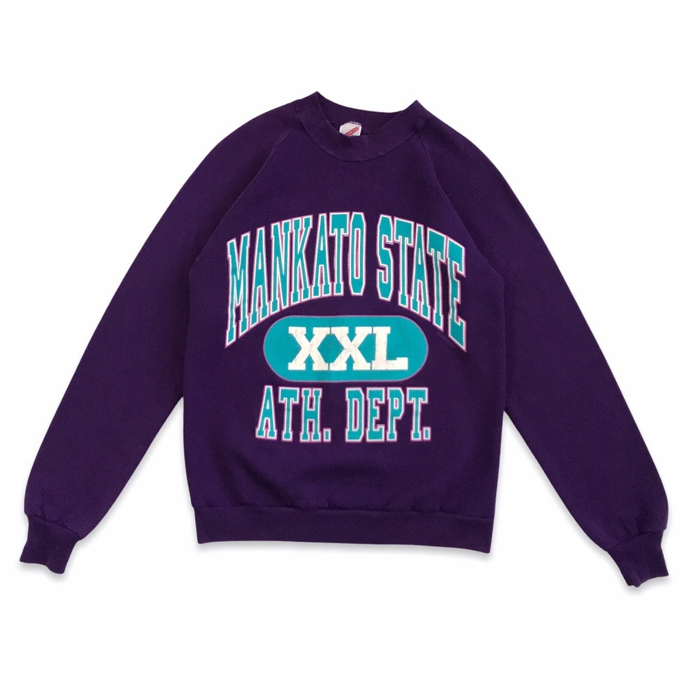 vintage 80's Mankato State University sweatshirt Size M Fits S/XS gopher sport